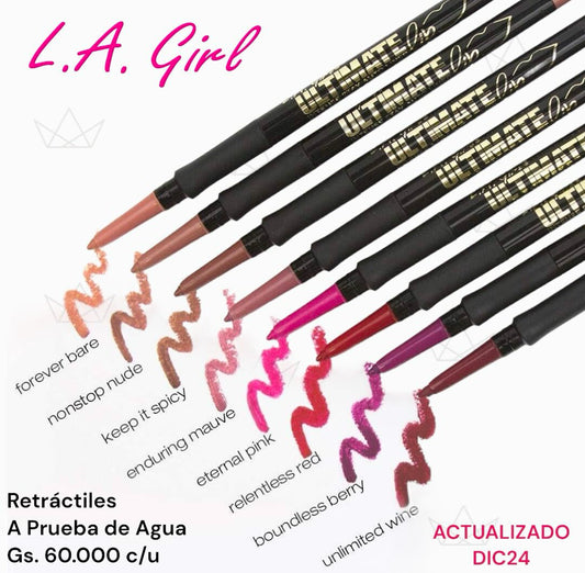 LA Girl Lápiz de Labios Retráctil